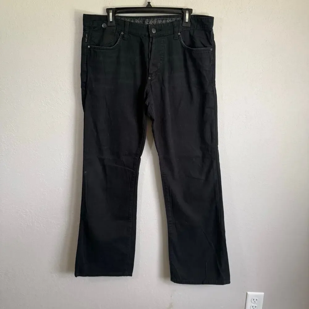 Men’s 33 Black Armani Exchange Preppy Grunge Casual Normcore Wide Leg Jeans